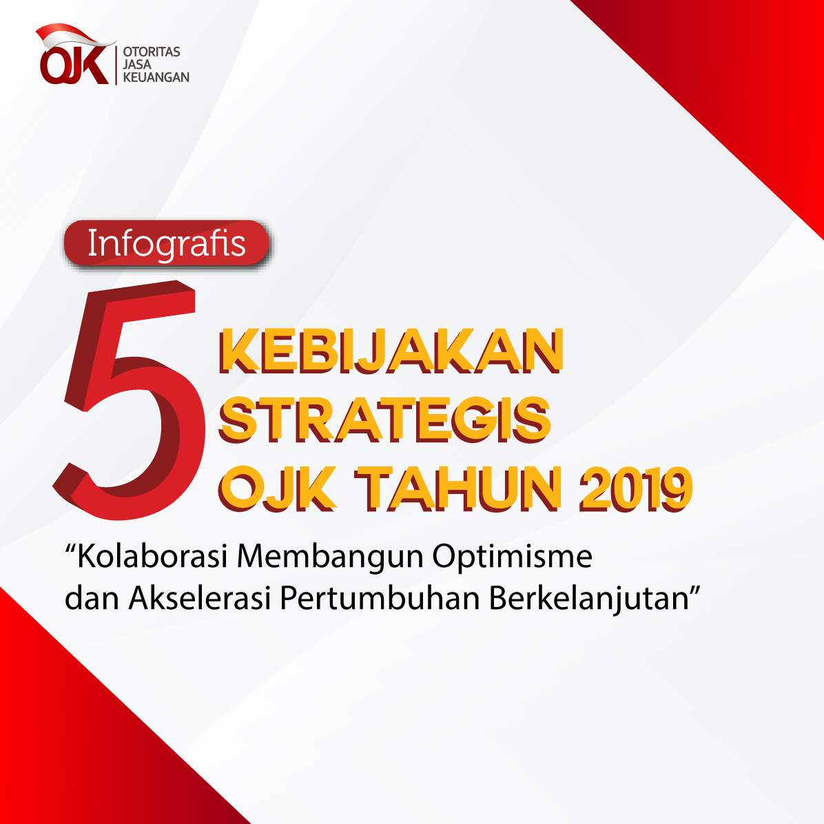 Kebijakan Strategis Ojk 2019 Kolaborasi Membangun Optimisme Dan Akselerasi Pertumbuhan Berkelanjutan